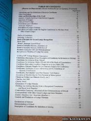 INFORMATİON FOR THE GUIDANCE OF MEMBERS OF THE CRAFT / U.G.L. / İNGİLİZCE KİTAP (ZANAAT ÜYELERİNE REHBERLİK İÇİN BİLGİLER)