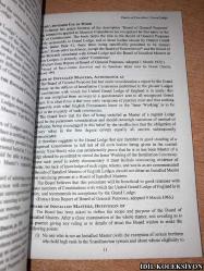 INFORMATİON FOR THE GUIDANCE OF MEMBERS OF THE CRAFT / U.G.L. / İNGİLİZCE KİTAP (ZANAAT ÜYELERİNE REHBERLİK İÇİN BİLGİLER)