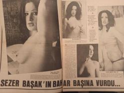 Pazar Haftalık Aktüalite Sinema Tiyatro Müzik ve Magazin Dergisi - 18 Mayıs 1973 - Sayı:869 - Feri Cansel - Melek görgün - Meral Zeren - Sezer Başak'ın bahar başına vurdu - Nil başak - Leyla Sayar nişanlanı verdi - Crazy Horse Balesi Türkiye'de - Yeşilçam'ın aşk albümü - Ajda Pekkan - Tanju Gürsu - Ekrem Bora - Kuzey Vargın - Ayhan Işık - İzzet Günay - Şantöz Aylin Hıdrellez'de - Belgin Doruk: ''Sahne için herşey tamam'' - Selahattin Erköse - Özdemir Birsel - Sadri Alışık'ın başını kaşıyacak vakti yok - Hülya Tuğlu'nun balık safası - Muhterem Nur - Yeşilçam'da yeri doldurulmayan hala tek yıldız: Muhterem Nur - Anuşka - İlknur Taçbaş - Pelin Ceylan - Sevinç Pekin - Ufuk Enünlü - Nevin Pere - Leyla Sayar - Yılmaz Köksal fotoğraf ve haberi - Tam Takım Dergi