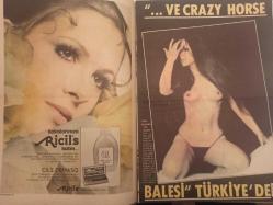 Pazar Haftalık Aktüalite Sinema Tiyatro Müzik ve Magazin Dergisi - 18 Mayıs 1973 - Sayı:869 - Feri Cansel - Melek görgün - Meral Zeren - Sezer Başak'ın bahar başına vurdu - Nil başak - Leyla Sayar nişanlanı verdi - Crazy Horse Balesi Türkiye'de - Yeşilçam'ın aşk albümü - Ajda Pekkan - Tanju Gürsu - Ekrem Bora - Kuzey Vargın - Ayhan Işık - İzzet Günay - Şantöz Aylin Hıdrellez'de - Belgin Doruk: ''Sahne için herşey tamam'' - Selahattin Erköse - Özdemir Birsel - Sadri Alışık'ın başını kaşıyacak vakti yok - Hülya Tuğlu'nun balık safası - Muhterem Nur - Yeşilçam'da yeri doldurulmayan hala tek yıldız: Muhterem Nur - Anuşka - İlknur Taçbaş - Pelin Ceylan - Sevinç Pekin - Ufuk Enünlü - Nevin Pere - Leyla Sayar - Yılmaz Köksal fotoğraf ve haberi - Tam Takım Dergi