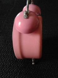 ALARMLI IŞIKLI PEMBE MASA SAATİ