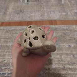 KAPLUMBAĞA ŞEKLİNDE MUMLUK BİBLO