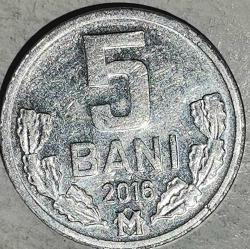 MOLDOVA 2016  5 BANI
