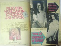 Pazar Haftalık Aktüalite Sinema Tiyatro Müzik ve Magazin Dergisi - 27 Nisan 1973 - Sayı:866 - Bahar Erdeniz - Gülay Alp - Hülya Koçyiğit filmini tamamlar tamamlamaz Avrupa'ya gitti - Orhan Elmas - İzzet Günay - Selahattin Erköse - İzzet Günay iddialı - Oğuzhan Mete - Yılmaz Güney - Yeşim Yükselen acı acı dert yandı - Sevda Ferdağ - Cüneyt Arkın - Meral Sayın - Yusuf Sezgin - Ahmet Mekin - Yılmaz Güney - Kartal Tibet - Eşref Kolçak - Filiz Akın Yeşilçam'ın iç yüzünü anlatıyor - Meral Zeren'in de başına geldi - Meral Zeren'i muz gibi soyuverdiler - Nazmi Özer - Kartal Tibet - Erkan Özmen Göreme'den bildiriyor - Rafet Gülerman - Nejay Soydam - Türkan Şoray - Atıf Yılmaz - Fikret Hakan - Özcan Tekgül - Gönül Öner - Ümit Tokcan'la evleniyor - Blue Girls - İstanbul'da uçsuz salgını var - Mine Mutlu - Arzu Okay - Emel Özden - Ceyhan Cem - Gönül Öner - Beyza Başar - Aytekin Akkaya fotoğraf ve haberi - Tam Takım Dergi