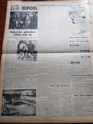 Vatan Gazetesi - 16 Nisan 1953 - Ahmet Emin Yalman Köşe Yazısı - Paramızın Kıymeti Değişmeyecektir - Hasan Polatkan Ferit Melen'in İthamlarına Cevap Verdi - Milli Tesanüt Birliği Toplantısı -  Kızıl Esirler Geri Dönmek İstemiyor -  Yaz Saatini Bu Sene De Unutmayalım - Güreşçilerimiz Antremana Başladı - Kadınlar Tekkesi Yazan Refik Halid Karay Yazı Dizisi - Doktor Tarık Zafer Tunaya Köşe Yazısı -  Aksaray'da Numune Pazarı Açılacak -  Güney Afrika'da Seçimler Başladı - Fotoğraflarla Haberler - Paralel Plastik Müzik - Kremlin'in Yeni Hükümdarı Georgie Malenkov Yazan Albay İlya Molin Yazı Dizisi - Akbank'ın Beşiktaş Ajansı Açıldı - Macera Bu Akşam Başlıyor Yazan Robert Collard Yazı Dizisi - Öğretim Eğitim gençlik - Güreşçi Osman Kambur Ve Tevfik Yüce Antremanda - Ankara Demirspor Futbolcuları Avrupa Turnesine Çıkıyor - Radyolin Diş Macunu - Arı Bisküvileri - Sana Nebati Margarin - Derman Ağrı Kesici - Türkiye İş Bankası - Altemur Kılıç İran'dan Geliyor - Güzin Erişken Müşahede Altında