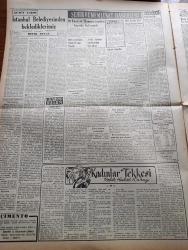 Vatan Gazetesi - 11 Nisan 1953 - Hak Rejimi Yazan Ahmet Emin Yalman Köşe Yazısı - Birleşmiş Milletler Delegelerine Esirler İçin Salahiyet Verildi - Türkiye NATO'nun En Parlak Noktası - Emekli General Ve Afyon Milletvekili Ali İhsan Sabis'in Kiracılarina Tehdit Mektubu - Müritler Şeyh Akif'in Aleyhinde İfade Verdiler - Deliren Bir Jandarma Beş Arkadaşını Vurdu -  Mareşal Fevzi Çakmak Dün Anıldı - Hasan Fehmi Ustaoğlu'nun Dokunulmazlığı - Profesör Ahmet Ali Özeken Vefat Etti - Kadınlar Tekkesi Yazan Refik Halid Karay Yazı Dizisi - Otel Ücretlerine Yüzde 25 Zam Yapıldı - Prenses Sabahattin Toplantıları - Hoş Memo Karikatür - Times'in Türk İngiliz Ticareti İçin Yazısı - 17 Yılda 100 Bin Kilometre Koşan Atlet Şevki Koru - Galatasaray Takımı Bugün Ankara'ya Gitti - Şekerspor Karma Takımı - Yugoslav Talebe Futbolcuları Geliyor - İranlı Boksörler Ankara'da - Eleanora Rossi Drago Sensualite Filminde Fotoğraf - İstanbul Radyosunda Arif Sami Toker - Radyo Tekniği Radyodaki Parazitler - Good Year