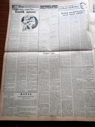 Vatan Gazetesi - 10 Nisan 1953 - Ahmet Emin Yalman Köşe Yazısı - Felaket Bölgesi Gönen Ve Yenice'nin  İnşası İçin  Hazırlık - İspanya'ya 200 Bin Ton Buğday Satılacak - İstanbul'u İlgilendiren Üç Mesele Mecliste - Emlak Bankasının Açtığı Krediler - Maliye Bakanı Hasan Polatkan Döviz Açığını İzah Etti - Kadınlar Tekkesi Yazan Refik Halid Karay Yazı Dizisi - Kara Mustafa Paşa Türbesinin Önü Açıldı - Havabank - Hoş Memo Karikatür - İran'da Şah Ve Musaddık Taraftarları Çarpıştı - Piyango'da 50 Bin Lira Mardin'e Çıktı - Mapushane Çeşmesi Yazan Mehmet Yanık Dizisi - Kremlin'in Yeni Hükümdarı Georgie Malenkov Yazan Albay İlya Molin Yazı işleri - Beşiktaş Pazar Günü Vefa İle Karşılaşıyor - Abide Turnuvası Puan Cetveli - Macera Bu Akşam Başlıyor Yazan Robert Collard Yazı Dizisi - Ses Sanatkarı Sabahat Akyol İle Bir Konuşma - Gripin - Philips - Turner Diesel Traktörleri - Hotpoint Amerikan Buzdolapları - Dermojen Krem- General Electric Ampul Fabrikası İçin İşçi Kız Alınacaktır İlanı - Laiklik