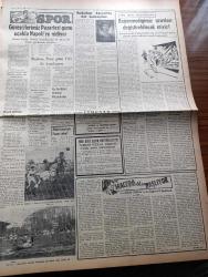 Vatan Gazetesi - 10 Nisan 1953 - Ahmet Emin Yalman Köşe Yazısı - Felaket Bölgesi Gönen Ve Yenice'nin  İnşası İçin  Hazırlık - İspanya'ya 200 Bin Ton Buğday Satılacak - İstanbul'u İlgilendiren Üç Mesele Mecliste - Emlak Bankasının Açtığı Krediler - Maliye Bakanı Hasan Polatkan Döviz Açığını İzah Etti - Kadınlar Tekkesi Yazan Refik Halid Karay Yazı Dizisi - Kara Mustafa Paşa Türbesinin Önü Açıldı - Havabank - Hoş Memo Karikatür - İran'da Şah Ve Musaddık Taraftarları Çarpıştı - Piyango'da 50 Bin Lira Mardin'e Çıktı - Mapushane Çeşmesi Yazan Mehmet Yanık Dizisi - Kremlin'in Yeni Hükümdarı Georgie Malenkov Yazan Albay İlya Molin Yazı işleri - Beşiktaş Pazar Günü Vefa İle Karşılaşıyor - Abide Turnuvası Puan Cetveli - Macera Bu Akşam Başlıyor Yazan Robert Collard Yazı Dizisi - Ses Sanatkarı Sabahat Akyol İle Bir Konuşma - Gripin - Philips - Turner Diesel Traktörleri - Hotpoint Amerikan Buzdolapları - Dermojen Krem- General Electric Ampul Fabrikası İçin İşçi Kız Alınacaktır İlanı - Laiklik