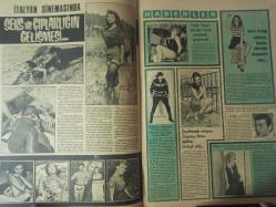 Pazar Ekstra Haftalık Aktüalite Sinema Tiyatro Müzik ve Magazin Dergisi - 29 Mayıs 1968 - Sayı:30 - Bulmaca - Bu hafta doğanlar - Çin falı - Ne var ne yok - Kaderin cilvesi  - Dünyanın 1 numaralı diktatörü MAO - Silah yerine bekaret kemeri - İtalyan sinemasında seks ve çıplaklığın gelişmesi - Leyla Sayar, yeniden kulak ameliyatı geçirecek - Sevda Ferdağ ''sahneye, bonolar yüzünden çıkamadım'' diyor - Ekrem Bora - Zeynep Aksu - Hüseyin Baradan - Semiramis Pekkan - Sophia Loren - Carlo Ponti - Mutluluk Makinesi - Peter Sarstedt - Suna Artun - Nina Simon - Mutluluk Makinesi - Shadows yeniden doğacak mı? - Cem Karaca Apaşlar Avrupa Dönüşü halk karşısında - İsveç'te garip bir gelenek: Bekarlığa veda partisi - Acaba ne düşünüyor? - İtalya'da azgın boğa iki kişinin canına kıyınca boğa yarışları yasaklandı - Ennio Mancini - Antonio Licursi - Siyah Araba - Hitchcock takdim eder - Pazar Ekstra Şaka - 3 çukur - 3 yazısız fotoğraf ve haberi - Tam Takım Dergi