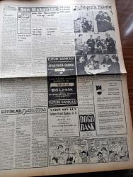 Vatan Gazetesi - 9 Nisan 1953 - Ahmet Emin Yalman Köşe Yazısı - Dumlupınar Denizaltısının Yeri Bulundu - Kabinenin Yeni Azaları Belli Oldu - Fethi Çelikbaş - Celal Yardımcı - Emin Kalafat - Dünkü Sis Vapur Seferlerini Aksattı - İran'dan Türkiye'ye Sokulmak İstenen Muzır Kitaplar - Birleşmiş Milletlerde Silahsızlanma Meselesi - Kira Kanunu Müzakeresi Devam Ediyor- Yenice Felâketzedelerine Kredi Açılacak - Kadınlar Tekkesi Yazan Refik Halid Karay Yazı Dizisi - İran Şahı Doktor Musaddık'a Cevap Verdi - Hoş Memo Karikatür - Penisilin'in Mucidi Doktor Fleming Evlendi - İkinci Sultan Hamit 10 Sene Hapse Mahkum Oldu - Kremlin'in Yeni Hükümdarı Georgie Malenkov Yazan Albay İlya Molin Yazı Dizisi - Plakçılıkta İnkılap Yapan Sihirli Şerit - Profesör Cemil Topuzlu'ya Fahri Ordinaryüs Profesörlük Unvanı Verdi -   Küçük Dahi Viyolonist Attila Aydıntan - Macera Bu Akşam Başlıyor Yazan Robert Collard Yazı Dizisi - Türk Devrim Ocakları Büyük Kurultayı - Yugoslavya'nın Sarajevo Takımı Geliyor