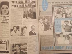 Pazar Haftalık Aktüalite Sinema Tiyatro Müzik ve Magazin Dergisi - 2 Mayıs 1969 - Sayı:658 - Semiramis Pekkan - Zeynep Değirmencioğlu - Tarkan'ı pazar seçiyor - Sezgin Burak - Türkay Burak - Yıldız Örgüleri Reklamı - Semiramis ve Haldun Dormen aşkı ve ötesi - ''Altın Koza'', Yeşilçam'ı iyiden iyiye karıştırdı - Murat Köseoğlu - Nevzat Pesen - Ümit Utku - Memduh Ün - Sami Şekeroğlu - 1963'den bugüne Hülya Koçyiğit - Selim Soydan - Ulvi Doğan - Erol Taş - Nilüfer Koçyiğit - Melek Koçyiğit - Metin Erksan - ...ve derken annelik - ''Ayşecik'' kocaman kız oldu! - Zeynep Değirmencioğlu - Orhan Günşiray - Suphi Kaner - Neriman Köksal - Nankör Yeşilçam ve bir aktörün dramı - Haftanın Film Romanı: ''Balatlı Arif'' fotoğraf ve haberi - Tam Takım Dergi