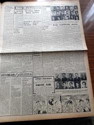 Vatan Gazetesi - 7 Nisan 1953 - Milliyetçilik Perdesi Yazan Ahmet Emin Yalman Köşe Yazısı - Nabalond'ın İsveçli Kaptanı Oscar Loretson Dün Tevkif Edildi - Dumlupınar Denizaltı Faciası - Deniz Teşkilatında Bugün Matem Var - İlk Enerji Kongresi Çalışmalara Başladı - Muammer Alakant Samet Ağaoğlu Ve Tevfik İleri Dün İstifa Ettiler - Ulaştırma Bakanı Yümnü Üresin - Kiralar Tasarısı Dün Mecliste Kabul Edildi - Türkiye İspanya'yı Dün 3 2 Mağlup Etti - Kadınlar Tekkesi Yazan Refik Halid Karay Yazı Dizisi - Altemur Kılıç Tahran'dan Bildiriyor - Tudeh'çilerin Vaziyeti - Batı Almanya Başbakanı Adenauer Amerika'da - Mapusane Çeşmesi Yazan Mehmet Yanık Yazı Dizisi - Kremlin'in Yeni Hükümdarı Georgie Malenkov Yazan Albay İlya Molin Yazı Dizisi - Viyolonsel Resitali - Çocuk Köşesi - Macera Bu Akşam Başlıyor Yazan Robert Collard Yazı Dizisi - Bulmaca - Türk Mısır Ticaret Anlaşması - Gripin - Doğubank - Eminönü Kızılay Kongresi Hadisesinin Tahkikatı Bitti - Kenyatta'nın Mau Mau Şefi Olduğu Anlaşıldı