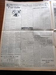 Vatan Gazetesi - 7 Nisan 1953 - Milliyetçilik Perdesi Yazan Ahmet Emin Yalman Köşe Yazısı - Nabalond'ın İsveçli Kaptanı Oscar Loretson Dün Tevkif Edildi - Dumlupınar Denizaltı Faciası - Deniz Teşkilatında Bugün Matem Var - İlk Enerji Kongresi Çalışmalara Başladı - Muammer Alakant Samet Ağaoğlu Ve Tevfik İleri Dün İstifa Ettiler - Ulaştırma Bakanı Yümnü Üresin - Kiralar Tasarısı Dün Mecliste Kabul Edildi - Türkiye İspanya'yı Dün 3 2 Mağlup Etti - Kadınlar Tekkesi Yazan Refik Halid Karay Yazı Dizisi - Altemur Kılıç Tahran'dan Bildiriyor - Tudeh'çilerin Vaziyeti - Batı Almanya Başbakanı Adenauer Amerika'da - Mapusane Çeşmesi Yazan Mehmet Yanık Yazı Dizisi - Kremlin'in Yeni Hükümdarı Georgie Malenkov Yazan Albay İlya Molin Yazı Dizisi - Viyolonsel Resitali - Çocuk Köşesi - Macera Bu Akşam Başlıyor Yazan Robert Collard Yazı Dizisi - Bulmaca - Türk Mısır Ticaret Anlaşması - Gripin - Doğubank - Eminönü Kızılay Kongresi Hadisesinin Tahkikatı Bitti - Kenyatta'nın Mau Mau Şefi Olduğu Anlaşıldı