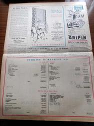 Vatan Gazetesi - 7 Nisan 1953 - Milliyetçilik Perdesi Yazan Ahmet Emin Yalman Köşe Yazısı - Nabalond'ın İsveçli Kaptanı Oscar Loretson Dün Tevkif Edildi - Dumlupınar Denizaltı Faciası - Deniz Teşkilatında Bugün Matem Var - İlk Enerji Kongresi Çalışmalara Başladı - Muammer Alakant Samet Ağaoğlu Ve Tevfik İleri Dün İstifa Ettiler - Ulaştırma Bakanı Yümnü Üresin - Kiralar Tasarısı Dün Mecliste Kabul Edildi - Türkiye İspanya'yı Dün 3 2 Mağlup Etti - Kadınlar Tekkesi Yazan Refik Halid Karay Yazı Dizisi - Altemur Kılıç Tahran'dan Bildiriyor - Tudeh'çilerin Vaziyeti - Batı Almanya Başbakanı Adenauer Amerika'da - Mapusane Çeşmesi Yazan Mehmet Yanık Yazı Dizisi - Kremlin'in Yeni Hükümdarı Georgie Malenkov Yazan Albay İlya Molin Yazı Dizisi - Viyolonsel Resitali - Çocuk Köşesi - Macera Bu Akşam Başlıyor Yazan Robert Collard Yazı Dizisi - Bulmaca - Türk Mısır Ticaret Anlaşması - Gripin - Doğubank - Eminönü Kızılay Kongresi Hadisesinin Tahkikatı Bitti - Kenyatta'nın Mau Mau Şefi Olduğu Anlaşıldı