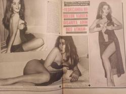 Pazar Haftalık Aktüalite Sinema Tiyatro Müzik ve Magazin Dergisi - 9 Nisan 1971 - Sayı:759 - Selma Güneri - Türkan Erden - Turgut Özatay - İrfan Atasoy - Feri Cansel - Hayati Hamzaoğlu - Yeşilçam'ın güzel anneleri 3 - Figen Say - Quink mürekkep reklamı - Gamze Öz Avrupa'ya, Afrika'ya çalışmak için giden dansözlere çok şaşıyor - TAT Ezo Gelin Çorbası Reklamı - ''Filmciler artık beni başrol de görmek istiyor'' - Persil Deterjan Reklamı - Ekrem Bora - Ekrem Bora - Senih Orkan - Reha Yurdakul - Ahmet Muhtar - Lale Oraloğlu - Erdoğan Uçak - Feyzi Tuna - Şeref Gedik - Doctor Renaud Krem Reklamı - Bir aşk hikayesi  - Tugay Toksöz ve Serpil Örümcer aşklarını ilk defa PAZAR'a açıyorlar - Nişan hazırlığı başladı - Hülya Darcan - Tanju Korel - Ülkü Özen - Cafer Bayrasgele! - Nejat Uygur - Serpil Gül - Cilalı İbo - Feridun Karakaya fotoğraf ve haberi - Tam Takım Dergi