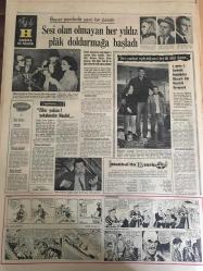 HÜRRİYET GAZETESİ 1 MAYIS 1965 YIL :18 SAYI :6105---Hasan Işık İnönü ye Dış Politika Konusunda Bilgi Verdi ---Fransız Turisti Dün Beraet Etti  ---Genç sevgililer  evlenebilmek  için hırsızlık yaptı ---Dışarda çalışan  işçilerin işleri basitleştiriliyor ---30 Milyonluk süt tesisi kurulacak ---Urfa da polislerin  dövdüğü ameliyat edildi ---Cemal Ağabey toprağa verildi --Bir polisi yaralayan  azılı gangster Fahri  yakalandı ---Sağlık Bakanı ,tımarhane  de  katıla katıla güldü ---Karaköy  yeraltı  geçidi mayıs ortasında  açılıyor ---Akdeniz de çıplaklar  için ada aranıyor ---Takımımız  maçın  oynanacağı  statta dün çalıştı ---Ruhi Karaduman :Rumen Ümit Takımını Yeneceğiz ---İngiltere  de Kupa Şampiyon Oldu --Gücüyener  ,statlarda  sıkı tedbirleri  alınmasını  istedi ---Sesi olan olmayan  her yıldız  plak  doldurmağa  başladı ---2 Metre 11 santimlik  basketbolcu  Hüseyin Alp Başrolde Oynayacak ---