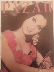 Pazar Haftalık Aktüalite Sinema Tiyatro Müzik ve Magazin Dergisi - 5 Aralık 1969 - Sayı:689 - Fatma Girik - Ülkü Özen - İran'lı dilber eski partöneri Cüneyt Arkın'la Antalya'da buluştu - Necmi Ongan - BEREC Pil Reklamı - Nevin Nuray da burnunu değiştirdi - Fikret Uçak - Memduh Ün, Fatma Girik aşkında değişiklik yok! - Tam 12 yıl oldu - Ülkü Erakalın - Yeşilçam, şarkıcılık, tiyatro derken Birsen Ayda - Ayhan Işık ve Zeynep Aksu - Özdemir Birsel - Sırrı Gültekin - Ali Uğur - Reha Yurdakul - Hüseyin Baradan - Hulusi Kentmen - Philips Çamaşır ve Bulaşık Makinesi Reklamı - Funda Gürçen annesinin hayatını kurtardı - şantöz Başak - Philips tıraş makinesi reklamı - Bekleyen Derviş Muradına Ermiş! - Ülkü Özen artık başrollerde fotoğraf ve haberi - Tam Takım Dergi