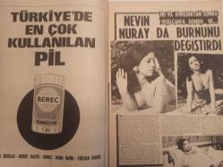 Pazar Haftalık Aktüalite Sinema Tiyatro Müzik ve Magazin Dergisi - 5 Aralık 1969 - Sayı:689 - Fatma Girik - Ülkü Özen - İran'lı dilber eski partöneri Cüneyt Arkın'la Antalya'da buluştu - Necmi Ongan - BEREC Pil Reklamı - Nevin Nuray da burnunu değiştirdi - Fikret Uçak - Memduh Ün, Fatma Girik aşkında değişiklik yok! - Tam 12 yıl oldu - Ülkü Erakalın - Yeşilçam, şarkıcılık, tiyatro derken Birsen Ayda - Ayhan Işık ve Zeynep Aksu - Özdemir Birsel - Sırrı Gültekin - Ali Uğur - Reha Yurdakul - Hüseyin Baradan - Hulusi Kentmen - Philips Çamaşır ve Bulaşık Makinesi Reklamı - Funda Gürçen annesinin hayatını kurtardı - şantöz Başak - Philips tıraş makinesi reklamı - Bekleyen Derviş Muradına Ermiş! - Ülkü Özen artık başrollerde fotoğraf ve haberi - Tam Takım Dergi