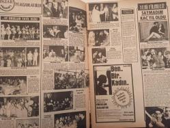 Pazar Haftalık Aktüalite Sinema Tiyatro Müzik ve Magazin Dergisi - 14 Haziran 1974 - Sayı:925 - Gökben - Figen Han - Bahar Erdeniz'i yeni kavalyesiyle birlikte Hilton Otelinin havuzunda yakaladı - Figen Han - Tamer Yiğit - Senar Seven - Sevinç Pekin - Gönül Hancı - Senar Seven - Türkan Erdem - Gülistan Okan çıplaklık konusunda bayrağı kimseye bırakmıyor - Bu kaçıncı birleşme? - Arzu Okay - Seyhan Karabay - Patricia Gilda - ANUŞKA Dev Posteri - Arzu Okay - Seyhan Karabay - Senar Seven Yeşilçam'dan hemen kaçmak niyetinde - Silvana Mangona - Leyla Sayar - Evliliğimiz içyüzü - Sevgi Can - Tayfur Çakar - Sermet Serdengeçti - Yavuz Karakaş - Süleyman Bolat - Nükhet Duru - Bertha ile Claude misafir olarak yurdumuza gelmek istiyorlar fotoğraf ve haberi - Dergi Posterlidir Fakat Kapak Kısmı Eksiktir