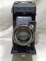P68---ZEISS IKON NETTAR ANTİKA FOTOĞRAF MAKİNASI--KÖRÜK BUTONU SIKIŞIYOR