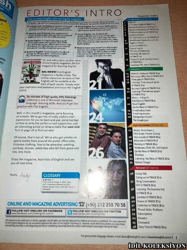 HOT ENGLİSH MAGAZİNE / NO.136 / İNGİLİZCE DERGİ (THE NUMBER-ONE