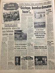 HÜRRİYET GAZETESİ  17 KASIM 1967 YIL :20 SAYI :7025--Rumlar iki köyü yaktılar ,yıktılar ve gittiler ---Türkler 23 Şehit Verdi --Geri dönmeseydik batacaktık ---Hükümetin Bombardımanı Kararı Tatbik Edilemedi ---Kabadayı kardeşleri korkutmağa giden 62 lik otelci ,annelerini  öldürdü ----Yeşilköy hava alanı 5 saat iç ve dış trafiğe kapatıldı ---TBMM gizli toplantı yaptı ----Hitlerin son Gestapo şefi de yakalandı---55 milyonla liraya aldığımız dev Türk  Bayrağı çekildi ---Göztepe bombardımana hazır ---Antrenörle idareciler suçu birbirinin üzerine atıyor --Fenerbahçe stadı 5 işçi ile  bitirilmeğe çalışıyor --Galatasaray şeytanın ayağını bu hafta kıracak ---Türkiye Kupasında ,PTT Trabzon u Kura  ile Eledi ---Öz kardeş gibiler ---Yedi köyün yedi kızı ---Denktaş :İşgal olayı beklenen bir neticedir ---Papadopulos : Bu hadiselerde bizim  muvafakatimiz   yoktur diyor ----TBMM gizli toplantı yapıyor --