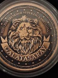 GALATASARAY 2024 ŞAMPIYONLUK BRONZ OKSIDE HATIRA PARASI