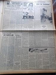 Vatan Gazetesi - 2 Mart 1953 - Millet Partisinin İstikbali Yazan Ahmet Emin Yalman Köşe Yazısı - İran'da Durum Çok Vahim - Nato'da Büyük Bir Tatbikat Yapılacak - Yeni Bir Sıtma İlacı - Yunan Ve Yugoslav Dış Bakanları İstanbul'da - Kore Savaşı 30 Yıl Sürebilir - Balkan Andlaşması İçin Borba'nın Bir Yazısı - Suriye Sınırında Kaçakçılarla Çarpışma Oldu - Kadınlar Tekkesi Yazan Refik Halid Karay Yazı Dizisi - Kadıköy İskelesi Gişeleri Soyuldu - Komünist Çin'de Seçimler Yapılacak - Mısır'da Bir Komünist Teşekkülü Meydana Çıkarıldı - Schröder Liliom Temsilini Övdü - Uzakdoğu'dan Hakikatler Ve Masallar Yazan Altemur Kılıç Yazı Dizisi - Yazar Dernekleri - Meksika Yazan Leyla Kara Yazı Dizisi - Macera Bu Akşam Başlıyor Yazan Robert Collard Yazı Dizisi - Amerika'dan Vatan'a Yazan Sara Ertuğrul Yazı Dizisi - Puro Tuvalet Sabunu - Beşiktaş Ankara Garnizon Takımını 5 3 Yendi - Dünya Ordulararası Futbol Şampiyonası - İngiltere Kral Kupas Maçları - Ordu'da Stadyum İnşaatı