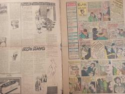 Pazar Haftalık Aktüalite Sinema Tiyatro Müzik ve Magazin Dergisi - 27 Temmuz 1958 - Sayı:96 - Eleanor PArker - Şundan Bundan - Pazar fantazileri - Yalçın Kaya - Geçim Dünyası - Kibar Hırsız ve İğreti Surat çizgi romanları - Müzik Kulübü - Fontane Sisters - Baş başa - Film Dünyasında ne var ne yok? - Olmaz, Olmaz! - Kurbağa Lokantası - Değiştireceğim demez mi - Genç Kız Kalbi ve Uçan Adam Çizgi Romanları - Düşes Uslandı - Sylvia Morelle - Olgun musunuz? - Yaz güneş kadın - Küçük kulübü - Yanlışlık - Ava Gardner - Stewart Granger - David Niven - Kazazedeler - James Dean'e özenmiş - Kadınlarla başbaşa - Zeynep Berk - Güzelliğiniz için - Çiki o aşkı arıyordu - Elenora Meherin - Cathia Caro - Hemingway inzivada - Fıkraları - Vakvaka Kardeş Çizgi Romanı - Bir Tadımlık - Biliyor musunuz? - Bilmece, Bulmaca, Eğlence - Kazaları Önleyin - Sinema Aktüalite - Anita Ekberg-  Liz Taylor - Claudia Cardinale fotoğraf ve haberi - Tam Takım Dergi