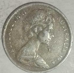 AVUSTRALYA 1974 5 CENT