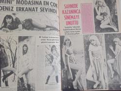 Pazar Haftalık Aktüalite Sinema Tiyatro Müzik ve Magazin Dergisi - 10 Mart 1977 - Sayı:1068 - Melinda Delon - Müşerref Tezcan - Feri Cansel Ölümün Eşiğinden Döndü - Pakize Suda Yeni Filmiyle Yine Yeşilçam'da - Sezen Cumhur Önal - Merih Akalın - Aydan Adan TV Ekranına Geliyor - İnci Günay - Hamiyet Eren - Füsun Özben - Deniz Erkanat - Meral Zeren Ses Tellerinden Ameliyat Olacak - Selami Şahin - Mualla Omay Sessizce Evlenmişti Yine Sessizce Ayrıldı - Özgürlüğe Kavuşan Mualla Omay Yine Sinemaya Dönüyor - Nükhet Duru - Neşe Alkan Sahnede En Büyük Desteğim Eşim Diyor - Müşerref Tezcan, Osman Faruk Seden'le her gün beş saat senaryo çalışıyor - Fikret Hakan - Eşref Kolçak - Mahmut Tezcan -Perihan Ateş dansözlüğü filmlerde de sürdürüyor - Müzisyen ailenin şuh kızı Felicity Buirski çıplak model oldu - Tatlı Carol'un soyundukça şansı açıldı fotoğraf ve haberi - Tam Takım Dergi