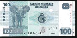 ** KONGO  DEMOKRATİK  CUMHURİYETİ ( 100 * FRANCS ) 2013 - ÇİL