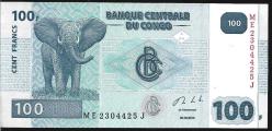 ** KONGO  DEMOKRATİK  CUMHURİYETİ ( 100 * FRANCS ) 2013 - ÇİL