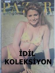 Pazar Haftalık Aktüalite Sinema Tiyatro Müzik ve Magazin Dergisi - 25 Ağustos 1977 - Sayı:1092 - Meral Zeren - Nil Burak - Nükhet Duru sahnelere karnaval havası getirdi - Cahide Sonku-  Bülent Kayabaş - Gönül Tansel - Aydemir Akbaş - Zeyno Çilem - Ceyda Karahan - Sesi kısılan Seyyal Taner için tehlike çanı çalıyor - Gypsy Peterson - Barbara Atkinson - Carlos Manzon - Kantocu Meral Küçükerol'a tanga da yasak bikini de yasak - Oya Yurdakul Yeşilçam'ın kurallarına isyan etti - Milyonluk döviz makinesi - Yonca Yücel bir yılda dört ülkeden bir milyon lira yurda döviz yetirdi - Fotomodel Denise Türkiye'de de modellik yaptı ama soyunmadı - Jackie Sewell - Vanya - Anne Marie ıslak giysilerle daha dişi oluyor fotoğraf ve haberi - Tam Takım Dergi