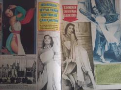 Pazar Haftalık Aktüalite Sinema Tiyatro Müzik ve Magazin Dergisi - 25 Ağustos 1977 - Sayı:1092 - Meral Zeren - Nil Burak - Nükhet Duru sahnelere karnaval havası getirdi - Cahide Sonku-  Bülent Kayabaş - Gönül Tansel - Aydemir Akbaş - Zeyno Çilem - Ceyda Karahan - Sesi kısılan Seyyal Taner için tehlike çanı çalıyor - Gypsy Peterson - Barbara Atkinson - Carlos Manzon - Kantocu Meral Küçükerol'a tanga da yasak bikini de yasak - Oya Yurdakul Yeşilçam'ın kurallarına isyan etti - Milyonluk döviz makinesi - Yonca Yücel bir yılda dört ülkeden bir milyon lira yurda döviz yetirdi - Fotomodel Denise Türkiye'de de modellik yaptı ama soyunmadı - Jackie Sewell - Vanya - Anne Marie ıslak giysilerle daha dişi oluyor fotoğraf ve haberi - Tam Takım Dergi
