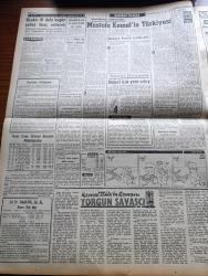 Vatan Gazetesi - 29 Ağustos 1961 - Generallere Ait Terfi Listesi Dün Açıklandı - Korgeneral Muhittin Önür Orgeneral Refik Tulga Korgeneral Oldu - Cumhuriyetçi Köylü Millet Partisi Kongresinde Osman Bölükbaşı Milli Birlik Komitesi Üyesi Fikret Kuytakla Birlikte - Osman Bölükbaşı 1310 Oy Alıp Başkan Oldu - Milli Birlik Komitesinde Yalnız Albay Mucip Ataklı General Olacak - İhsan Soyak 1962'den Sonra Petrol İthal Edilmeyecek Dedi - Ali Fuat Başgil Kasım Gülek'i Takdir Eder Ve Severim Dedi - Mustafa Kemal'in Türkiyesi Yazan Behçet Kemal Çağlar Köşe Yazısı - Uçakla İlk Defa Bugün Şeftali İhraç Edilecek - Galatasaray'ın Sol Beki Ahmet Berman Zina Halinde Yakalandı - Kemal Tahir'in Romanı Yorgun Savaşçı Yazı Dizisi - Birleşmiş Milletler Kuvvetleri Katanga'yı İşgal Etti - Gaziantep Kilis'te Bir Sinemada Panik Çıktı Altı Seyirci Çiğnenip Öldü - Noyan Amca Dert Dinliyor - Fenerbahçeli Nedim Doğan İşi Ucuz Atlatacak - Kasımpaşalı Futbolcu Ali İhsan'a Ait Karar Bugün - 4 Lü Futbol Turnuvası