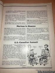 WORLD PRESS REVİEW : NEWS AND VİEWS FORM THE FOREİGN PRESS  / MAY 1987 / VİNTAGE MAGAZİNE / İNGİLİZCE DERGİ (ALİSON LURİE / ELİE WİESEL / JOHN UPDİKE / ANTONİO TORRES / TERRANCE WİLLS / SİLVİA KRAMER / SUSAN DELACOURT / CESARE RİMİNİ / MALCOLM RUTHERFORD / MİCHAEL WHİTE / GÜNTHER NONEMACHER / ROBİN OAKLEY / ROBERT HARRİS / AMİR TAHERİ / MİCHAEL FELD / RİCHARD GWYN / VACLAV HAVEL / MARİON GRAFİN DÖNHOFF / STEFAN SİMONS / GREG SHERİDAN / LİNDA ROGERS / ANDREW GİARELLİ / MARTİN ROBERT WEALE / EİRİK HOLTEN / RENE JONQUET / MARİA ESTHER MARTİNEZ DE TESONE)