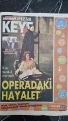 HÜRRİYET KEYİF GAZETESİ - 9 NİSAN 2006 - REHA ERUS JOEL SCHUMACHER VE EMMY ROSSUM LA KONUŞTU RÖPORTAJ - SEDAT NURİ KAYIŞ ,RTÜK - VEYSEL DİKMEN , BÜYÜK ÖLÜLER MEYDANI - ÖMÜR GEDİK , OPERADAKİ HAYALET , GERARD BUTLER , EMMY ROSSUM , PATRİCK WİLSON  -  HÜLYA AVŞAR ANADOLU KAPLANIN DA -  SESSİZ DÜŞMAN , HORRİSON FORD , BRAD PİTT - İSRAİLLİ YAZAR AMOS OZ 'UN YENİ ROMANI AŞK VE KARANLIK - UFUK ÖZCAN KARABACAK - SERKAN FERHAT - EMRAH HALAY - NELSON DEMILLE , SON UÇUŞ - NEDEN HALİL BEZMEN - ROGER WATERS