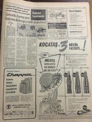 HÜRRİYET GAZETESİ 15 KASIM 1967 YIL :20 SAYI :7023---Rumlar ,Benim Türkiye yi Harbe Sürükleyeceğimden Korkuyordu ---Alman Profesörleriyle Asistanı Maraş ta Av Tüfeği İle Öldürüldü ---Barzani ye  silah temin eden Hacı Enver Şaban İstanbul da Yakalandı ---Ortaokulu beş ,lisesi ise  dört yılda bitiremeyenlerin  kaydı silinecek ---Kına gecesi kaçan kızı  bulmak için  damat ile baba el ele verdiler ---Demirel ,Vehbi Koç tan  Doğuya  Yatırım Yapmasını İstedi ---Kıbrıs Yunan İşgali Altındadır ---Arya Plakları : Gönül Yazar ---Mısırlı Ünlü Şarkıcı Ümmü Gülsüm Bir Konser İçin 200 Bin Lira Aldı ---5 Sıklette elendik ---Türkiye -Çekoslovakya ---A.Ordu -Kütahya -Bursa -İzmirspor ---Bu evlenmeyi durdurun ---Prenses Maria Beatrice kimdir ? Aktör Maurizio Arena kimdir ?---Senato da özel okullar  konusu müzakere edildi ---Rauf Denktaş bütün macerasını Hürriyet e yazdı ---