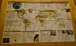 National Geographic Harita ve poster/ suya hasret gezegen - dönüştürülen dünya