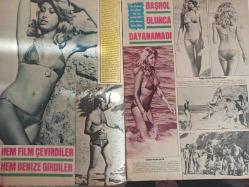 Pazar Haftalık Aktüalite Sinema Tiyatro Müzik ve Magazin Dergisi - 8 Eylül 1977 - Sayı:1094 - Karin Sewell - Piraye Uzun - Müjde Ar Vahşi Oldu - Piero Fabloni - Cüneyt Arkın - Hem Film Çevirdiler Hem Denize Girdiler - Selen Büke - Başrol Olunca Dayanamadı - Reklam Aşkı Balon Gibi Sönüverdi - Kadir İnanır - Harika Değirmenci - Kıvrak Vücudunu İlk Kez Avrupa'da Gösterecek - Seher Şeniz - Sevgilisiyle Marmara Adasında Dinlenecek - Balık Kız Havuzda - Şarkıcılığa Başlamam Soyunmamı Engellemez - Emel Aydan - Canan Ceylan - Erol Büyükburç - Dublaj da Yapıyor Film de Çeviriyor - Ülkü Özen - Turgut Özatay - Baki Tamer - Lilian Muller - Üçak Bölüğünün Maskotu Oldu fotoğraf ve haberi - Tam Takım Dergi