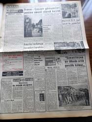 Vatan Gazetesi - 30 Temmuz 1961 - Toprak Reformu Tasarısı Bitti - Yeni Bir Devrin Eşiğindeyiz - Yeni İstanbul Emniyet Müdürü İhsan Aras - Cemal Madanoğlu Ordu'da Kalıyor - Buğday Anlaşması İmzalanıyor - Irza Tecavüz Suçunun Cezaları Arttırılıyor - Ahmed Çiftçi Asalet Partili Değil - Haluk Şaman'ın Serveti Açıklandı - İsmet İnönü İzmir CHP Kongresine Gidecek - Türkiye Tunus İçin Güvenlik Konseyine Karar Sureti Verdi - Cumhuriyetçi Köylü Millet Partisi İl Kongresi Dün Gürültülü Geçti - Kemal Tahir'in Romanı Yorgun Savaşçı Yazı Dizisi - Özel Sektör Turizme Yardımcı Olmalıdır - Beyrut Festivali Başladı - Fransa Cezayir Görüşmeleri Yeniden Süresiz Olarak Kesildi - Sovyetlerin Beş Yüz Denizaltısı Varmış - Amerika Küba'lıları Askere Alacak - Yugoslavya'da 15 Gün Yazan Oktay Akbal - Kral Zogo Ve Arnavutluk Kraliçesi Jeraldin'in Hatıraları Yazan Nizameddin Nazif Tepedenlioğlu Yazı Dizisi - Hoş Memo Karikatür - Galatasaray Yarın Bir Bomba Patlatıyor - Orhan Şeref Apak Futbol Federasyonu