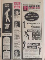 Pazar Haftalık Aktüalite Sinema Tiyatro Müzik ve Magazin Dergisi - 15 Haziran 1973 - Sayı:873 - Feri Cansel - Anuşka:'' Yeşilçam'ın seks ilahı ben olacağım'' dedi - Deniz Şahenk- Lale Azizoğlu - Ülker Durukan - Aysel Işıldar - Sabahattin Maral - Nesteren Tamer - Şermin Melek - Bülent Güvenç -Sevim Güvenç - Kiristin Öztunalı - Turgut Topaloğlu - Nalan Sevgi - Kemal Tan - Uğurtan Sayıner - Umur Taner - Orhan Öztuna - Yüksel Öztuna - Nezihe Keçeci - Nazif Keçeci - Leyla Çelikbaş - Zeynep Aksu - Yılmaz Duru - Loura Bentoni - Claudia Levin - Asuman Tuğberk - Aydan Adan - Serap Akın - Meral Orhonsay - Sevtap Eti - Aydan Adan - Akın Erkan - Asuman Tuğberk - Erkan Yolaç - Hülya Koçyiğit - Tarık Akan - Semra Sar - Menderes Utku - Hamdi Değirmencioğlu - Melih Sertesen - Nejat Saydam - Yıldırım Önal - Esen Püsküllü - Salih Güney - Murat Köseoğlu - Hülya Tuğlu - Kartal Tibet - Mine Sun - Öztürk Serengil - Figen Han - Pakize Suda-  Nebahat Çehre - Dergi Tam Değildir Sadece 12 Sayfası Mevcuttur