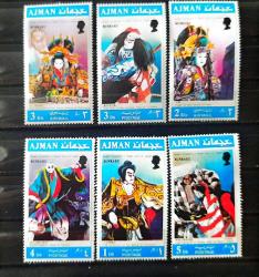 1972 Ajman  -Japon Kıyafetleri  - MNH - Damgasız