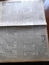 Vatan Gazetesi - 2 Ağustos 1961 - Dış Politika Konusunda Bir Soruya Başkan Cemal Gürsel'in Cevabı Memleketimiz Nazik Durumda - Milli Birlik Komitesi Dün Uzun Bir Toplantı Yaptı - Maliye Bakanı Kemal Kurdaş Bir Savaş İhtimali Kötü Tesir Yarattı - Vali Refik Tulga İstanbul Şehrinin Güzelliğini Bozan Yapılara Karşı Mücadele Başlattı - İsmet İnönü CHP Gençlik Kurultayında Bir Konuşma Yapacak - Yassıada Duruşmaları Sefer Eronat Avukatına Çattı - Refik Koraltan'ın Serveti De Açıklandı - Kemal Tahir'in Romanı Yorgun Savaşçı Yazı Dizisi - Rüzgar Çelebi Çizen Guy Bara - Kadıköy'de İstimlak Eylül'de Başlıyor - Berlin Konusunda Kruşçev Kennedy'e Zirve Teklif Etmiş - Yugoslavya'da 15 Gün Yazan Oktay Akbal Yazı Dizisi - Hoş Memo Karikatür - Kral Zogo Ve Arnavutluk Kraliçesi Jeraldin'in Hatıraları Yazan Nizameddin Nazif Tepedenlioğlu Yazı Dizisi - Londra Şiir Festivali - Tonton Agah Çizgi Roman Sade Yalçın - Stiv Roper Çizen Saundes ve Overgard - Orhan Şeref Apak Federasyon Başkanı Oldu - Tenis