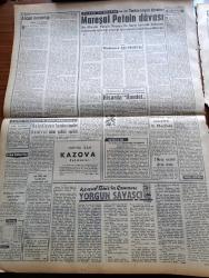 Vatan Gazetesi - 6 Ağustos 1961 - İdarede Reform Yazan Profesör Doktor Yavuz Abadan Köşe Yazısı - Adalet Partisi Sorumluları Hakkındaki Dosya Dün Hükümete Verildi - Ragıp Gümüşpala Kabul Etmiyor Ahmet Çiftçi'nin Bizimle İlgisi Yok - Milli Birlik Komitesi Üyelerinden Kurmay Albay Mucip Ataklı Yuvarlak Masa Yakında Toplanacak Dedi - Yassıada Duruşmaları Salim Başol'un Dili Sürçtü - İşçiler Grev İçin Tasarı Hazırladı - Kırklareli Emniyet Müdürü Hüseyin Mokan Ve Eşi Kazada öldü - Kemal Tahir'in Romanı Yorgun Savaşçı Yazı Dizisi - Tarihin Büyük Davaları Mareşal Petain  Davası - Yugoslavya'da 15 Gün Yazan Oktay Akbal Yazı Dizisi - Angola'daki Savaşlar Bütün Ülkeye Yayıldı - Şarlo'dan Charlie Chaplin'e Yazan François Musard Yazı Dizisi -  Orhan Şeref Apak Futbol Federasyonu Başkanlığına Hayır Dediği Anlaşıldı - Tenis Kortlarının Brigitte Bardot'u Birgit Marten - Fransa Lig İkincisi Racing Can Bartu'yu Transfer Etmek İstiyor - Beşiktaş Bugün Galata İle Oynuyor - At Yarışları - Mithatpaşa Stadı