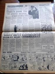 Vatan Gazetesi - 6 Ağustos 1961 - İdarede Reform Yazan Profesör Doktor Yavuz Abadan Köşe Yazısı - Adalet Partisi Sorumluları Hakkındaki Dosya Dün Hükümete Verildi - Ragıp Gümüşpala Kabul Etmiyor Ahmet Çiftçi'nin Bizimle İlgisi Yok - Milli Birlik Komitesi Üyelerinden Kurmay Albay Mucip Ataklı Yuvarlak Masa Yakında Toplanacak Dedi - Yassıada Duruşmaları Salim Başol'un Dili Sürçtü - İşçiler Grev İçin Tasarı Hazırladı - Kırklareli Emniyet Müdürü Hüseyin Mokan Ve Eşi Kazada öldü - Kemal Tahir'in Romanı Yorgun Savaşçı Yazı Dizisi - Tarihin Büyük Davaları Mareşal Petain  Davası - Yugoslavya'da 15 Gün Yazan Oktay Akbal Yazı Dizisi - Angola'daki Savaşlar Bütün Ülkeye Yayıldı - Şarlo'dan Charlie Chaplin'e Yazan François Musard Yazı Dizisi -  Orhan Şeref Apak Futbol Federasyonu Başkanlığına Hayır Dediği Anlaşıldı - Tenis Kortlarının Brigitte Bardot'u Birgit Marten - Fransa Lig İkincisi Racing Can Bartu'yu Transfer Etmek İstiyor - Beşiktaş Bugün Galata İle Oynuyor - At Yarışları - Mithatpaşa Stadı