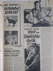 Pazar Ekstra Haftalık Aktüalite Sinema Tiyatro Müzik ve Magazin Dergisi - 16 Mart 1969 - Sayı:15 - Nazmiye Demirel anlatıyor - Çin Falı - Kızlar ve Erkekler - Sahte Alan - Ergin Konuksever - Süleyman Demirel - Gönül Yazar filmde soyununca Maruf'la kavga etti - Pekkan kardeşler gene sırayı bozmadılar - Ajda Pekkan - Semiramis Pekkan - Nebahat Çehre - Demir Karahan sevişiyorlar - Man Adasının Kuyruksuz Kedileri - Nathalie Delon 1969'un büyükyıldızı olacak - Doğuda yeni bir saç modası - İnce Kağıtlı Avrupa Gazeteleri Karaborsada Satılıyor - Kısasa kısas - Eski kafalımısınız yoksa yeni kafalımı - Pazar Şaka fotoğraf ve haberi - Dergi Tam Değildir Sadece 8 Sayfası Mevcuttur
