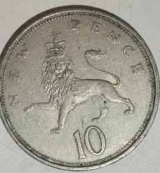 İNGİLTERE 1969  10 PENCE