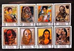 Efemera - 1961 Ajman  -Şeyh ve Fauna   - MNH - Damgasız - kitantik - kitaLog